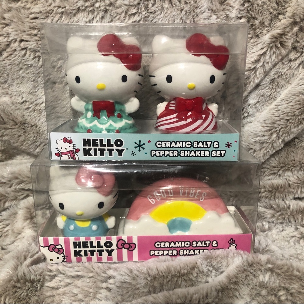 Hello Kitty Salt and Pepper Shakers - Bundle Set of 2!